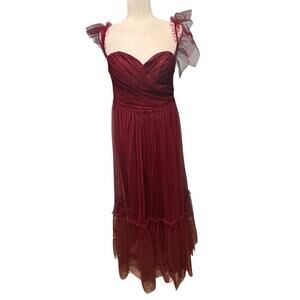 Ever-Pretty 2XL Dress Sweetheart Off-Shoulder Tulle Maxi Formal Wedding Party